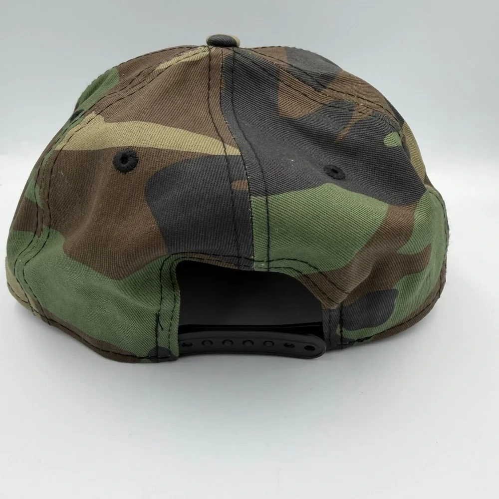New Era 9FIFTY Snapback Hat Woodland Camo Adjustable Baseball Cap OSFM